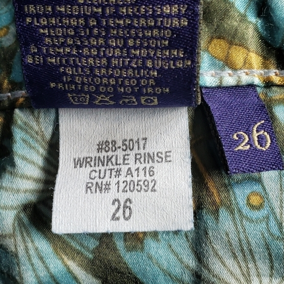 Rich & Skinny Wrinkle Rinse Dark Wash Boot Cut Jeans 26 - Picture 9 of 10